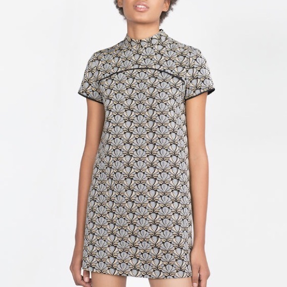 Zara Dresses & Skirts - Zara Hippie Jacquard Mini Dress